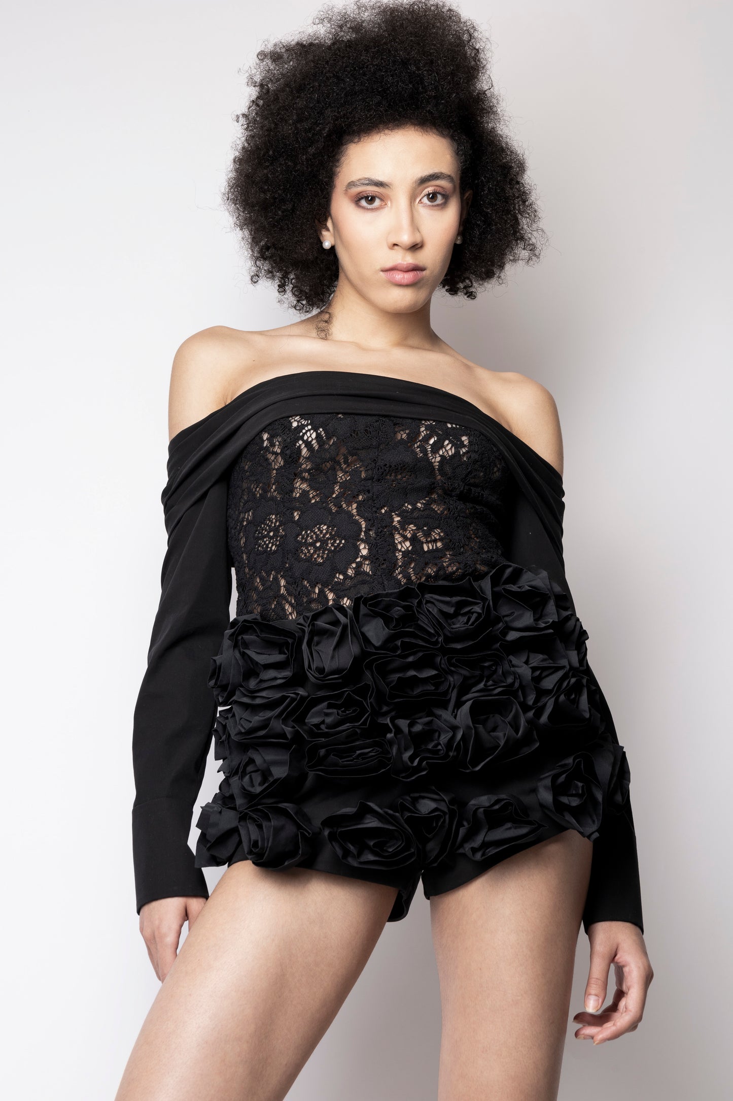 Short Flor de sombra.